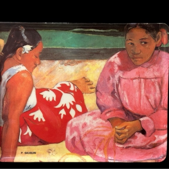 P. Gauguin "Tahitian Women on the Beach" (1891).  12 x 9.5”. Melamine Tray Italy - Picture 13 of 13